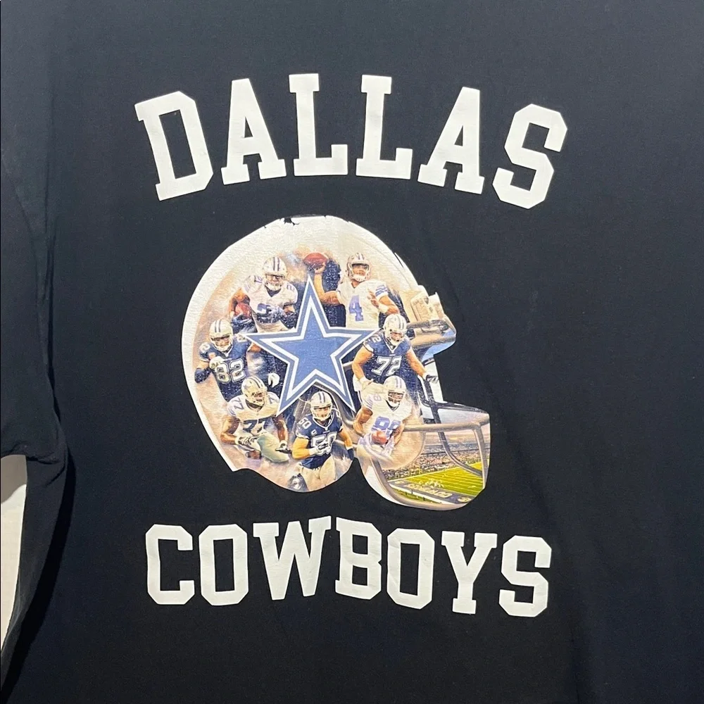 Gildan Black Dallas Cowboys Short Sleeve Tee - Picture 1 of 10